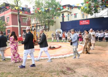 प्रहरी महानिरीक्षक बसन्त बहादुर कुँवरबाट मौलो पूजा सम्पन्न