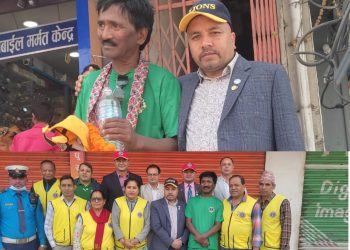 पुष्कर विश्वकर्माले ३ घण्टा ३८ मिनेट १३ सेकेण्डमा गरे रिङरोड म्याराथन पूरा