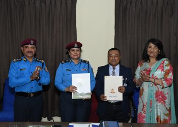 नेपाल प्रहरी अस्पताल र उपेन्द्र देवकोटा मेमोरियल न्यूरो अस्पताल तथा उपेन्द्र देवकोटा फाउन्डेसनबीच समझदारीपत्रमा हस्ताक्षर