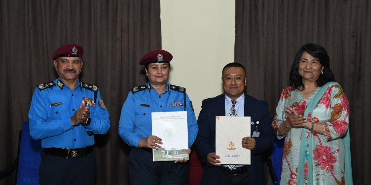 नेपाल प्रहरी अस्पताल र उपेन्द्र देवकोटा मेमोरियल न्यूरो अस्पताल तथा उपेन्द्र देवकोटा फाउन्डेसनबीच समझदारीपत्रमा हस्ताक्षर