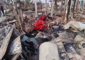 जलेको मटीहानीको जरलहवाकाे निमित्त प्रदेशबाट विशेष राहतको माँग