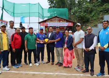 वर्षाका कारण स्थगित भलिबल सोमबार सेमिफाइनल हुने