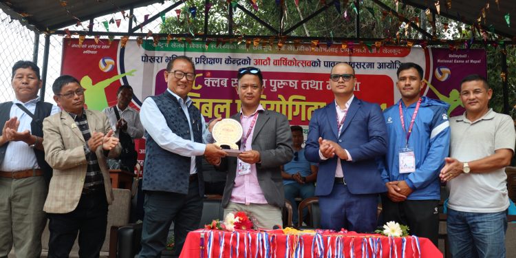 पाेखरा भलिबल प्रशिक्षण केन्द्रकाे क्लब स्तरीय पुरुष तथा महिला भलिबल प्रतियोगिता सुरु