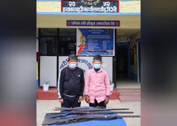 तनहुँबाट तीन भरुवा बन्दुकसहित दुई पक्राउ