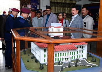 नेपाल प्रहरी प्रधान कार्यालयको निरीक्षण तथा अवलोकन