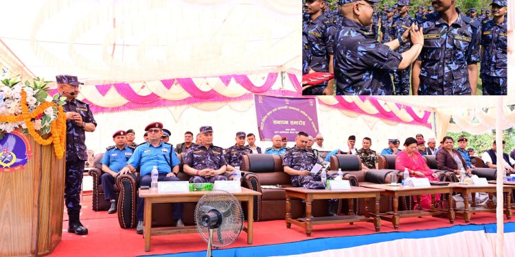 प्रहरी महानिरीक्षक दिपक थापाको प्रमुख आतिथ्यमा कमाण्डो तालिमको दिक्षान्त समारोह