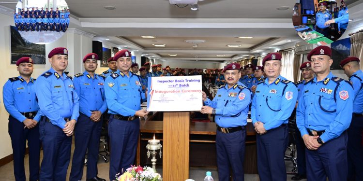 प्रहरी महानिरीक्षक दिपक थापाको प्रमुख आतिथ्यतामा प्रहरी निरीक्षक आधारभूत तालिम उद्‍घाटन