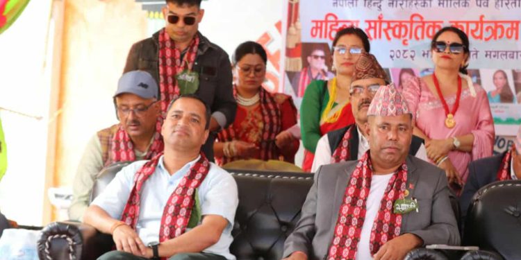 टाेखामा तीज विशेष कार्यक्रम टिममा बिनिता प्रथम