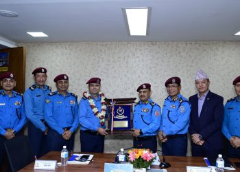 सेवानिवृत्त हुन लाग्नु भएका प्रहरी अतिरिक्त महानिरीक्षक कृष्ण हरि शर्माको बिदाइ
