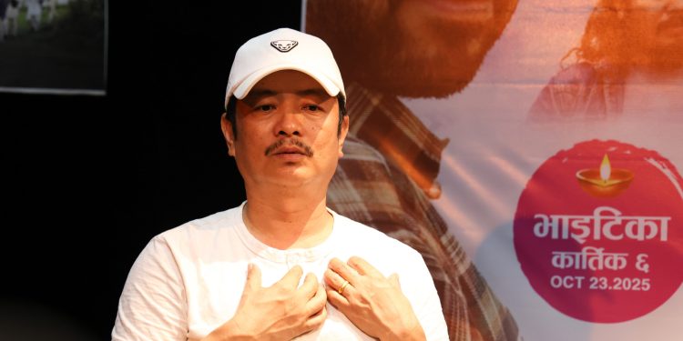 अभिनेता दयाहाङ राई चलचित्र वरिष्ठ बलराममा नयाँ आवरणमा