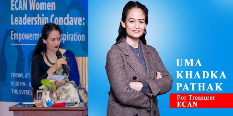 संस्थाकाे कोष बढाउने काम गरेकी इक्यानको कोषाध्यक्षमा उमाको उम्मेदवारी