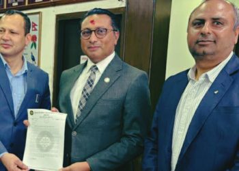 स्टक ब्रोकर एसोसिएसनद्वारा अर्थमन्त्रीलाई ६ बुँदे सुझावपत्र