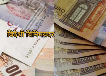 विदेशी मुद्राको विनिमयदरमा फेरबदल