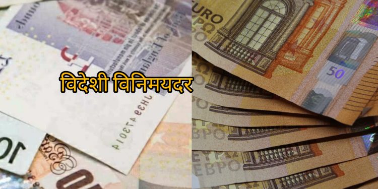 विदेशी मुद्राको विनिमयदरमा फेरबदल