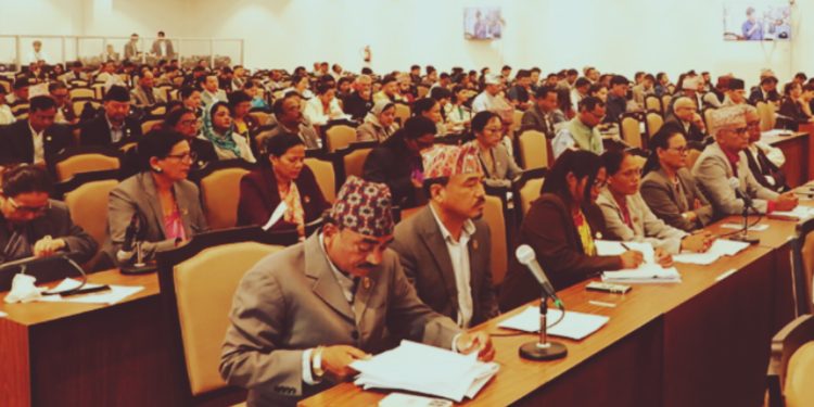प्रतिनिधि सभाको बैठकमा सांसदहरूकाे जनतासँग बढी कर नलिन सरकारलाई ध्यानाकर्षण